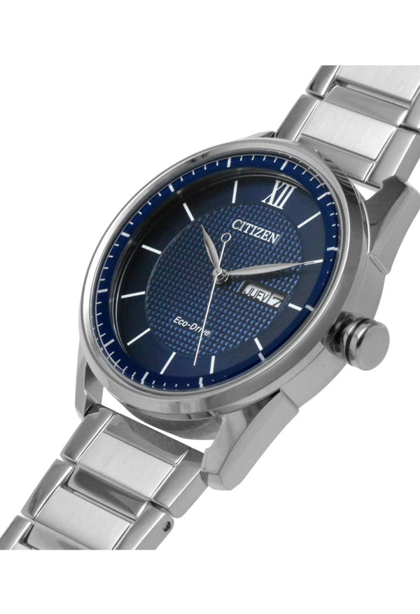 Citizen Gents Eco-Drive Classic Blue Dial Bracelet Watch