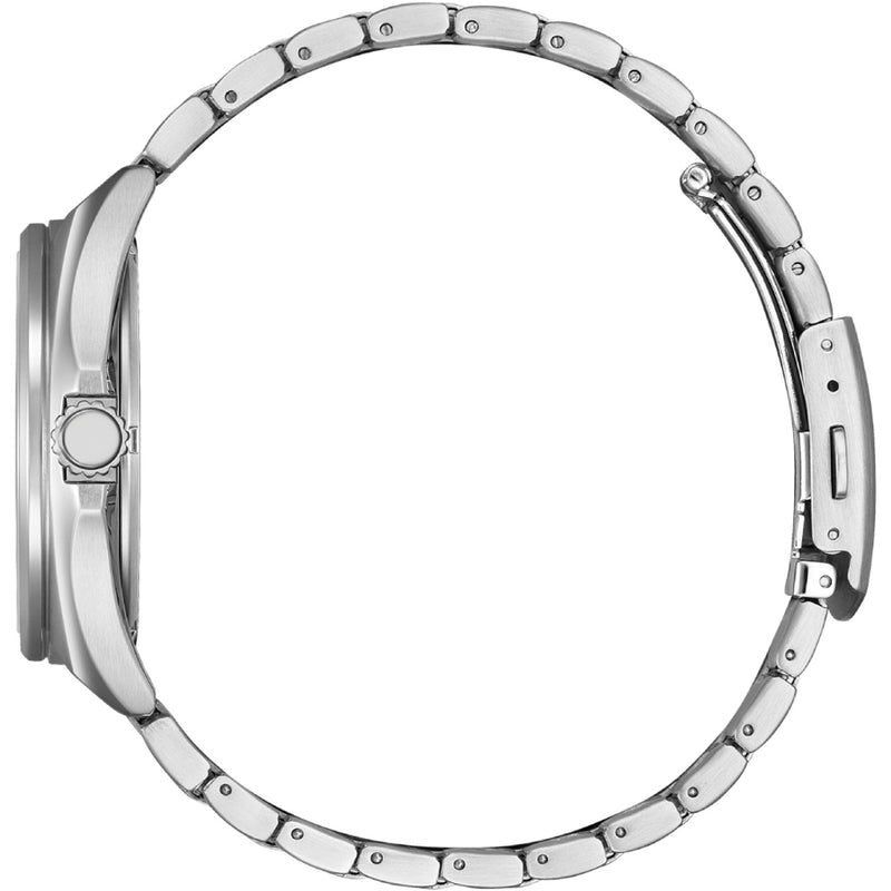 Citizen Mens Eco-Drive Blue Dial Bracelet Watch AW1571-76L