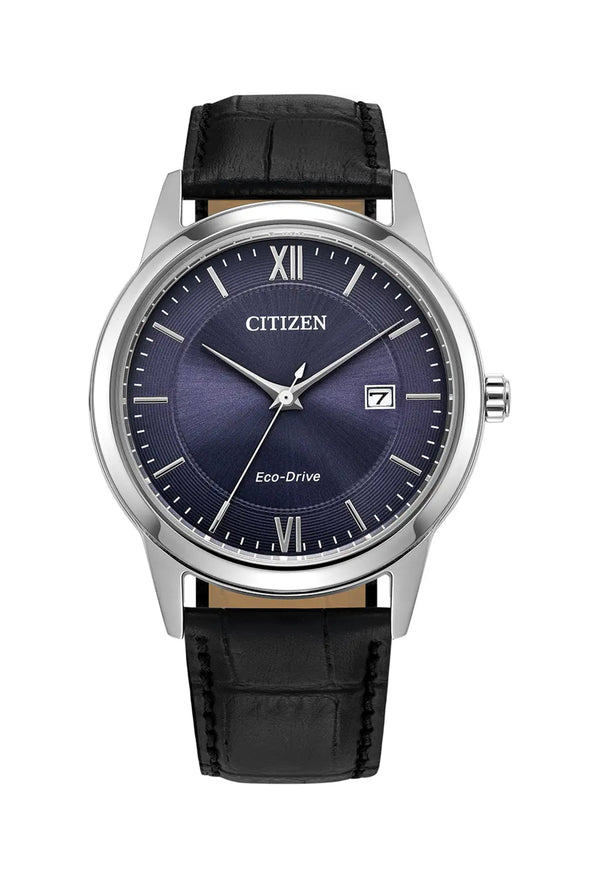 Citizen Gents Eco-Drive Classic Blue Dial Stainless Steel Bracelet Watch