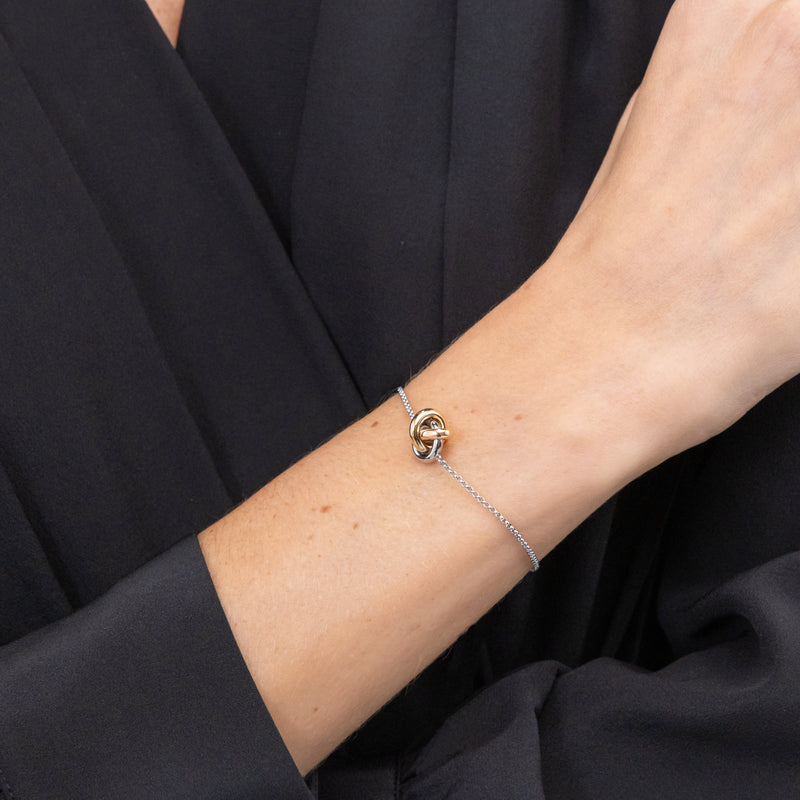 Three Colour Harmonie Interlocking Circle Bracelet 1580772