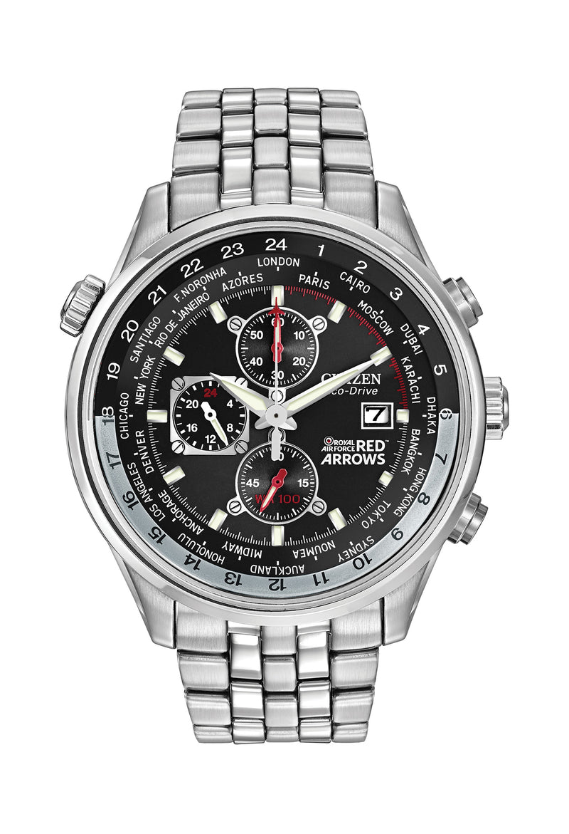 Citizen Gents Eco-Drive Red Arrows World Timer Watch