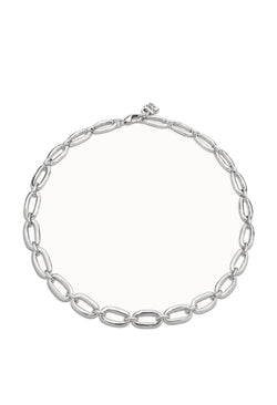 UNOde50 Link Necklace Silver Plated