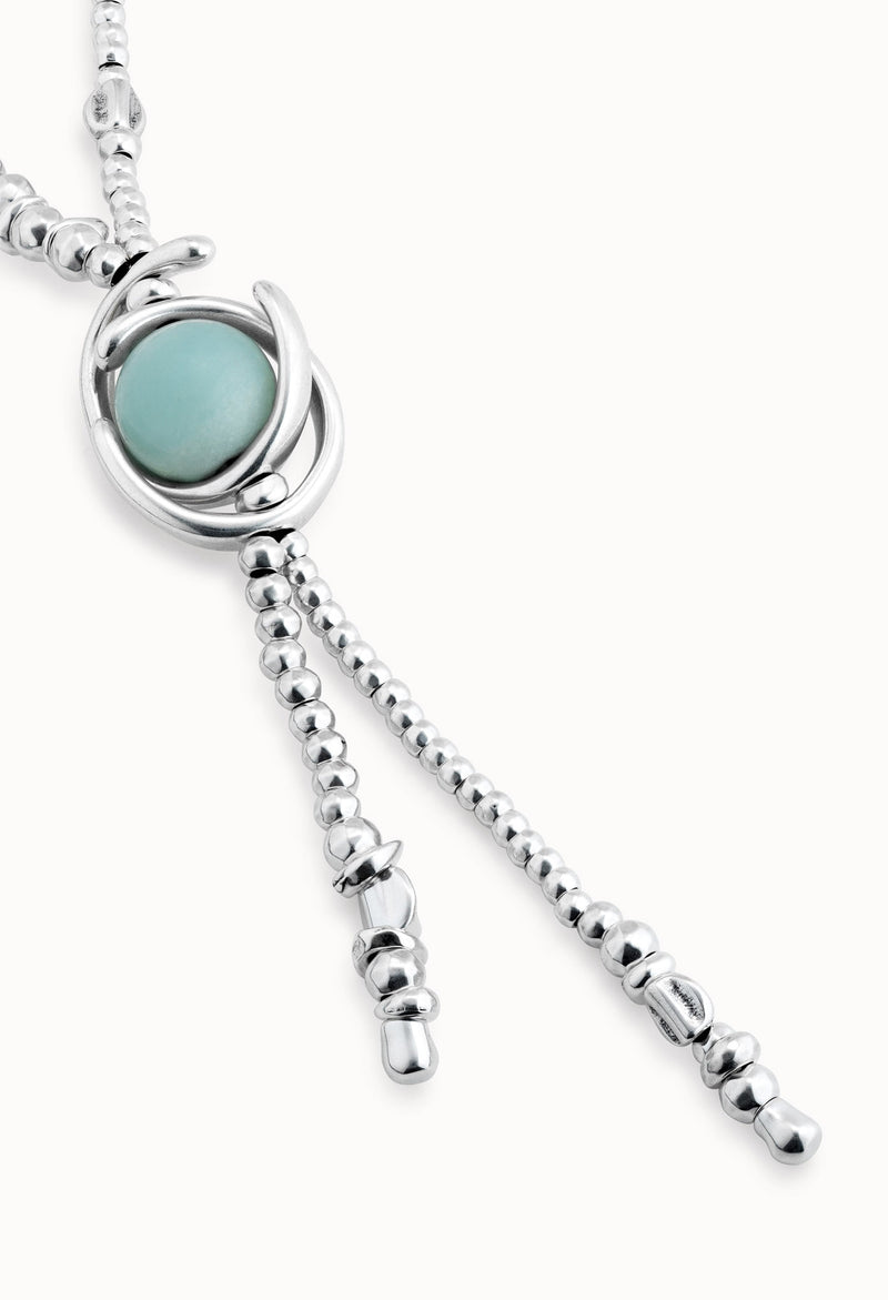 UNOde50 Full Moon Necklace Silver Plated