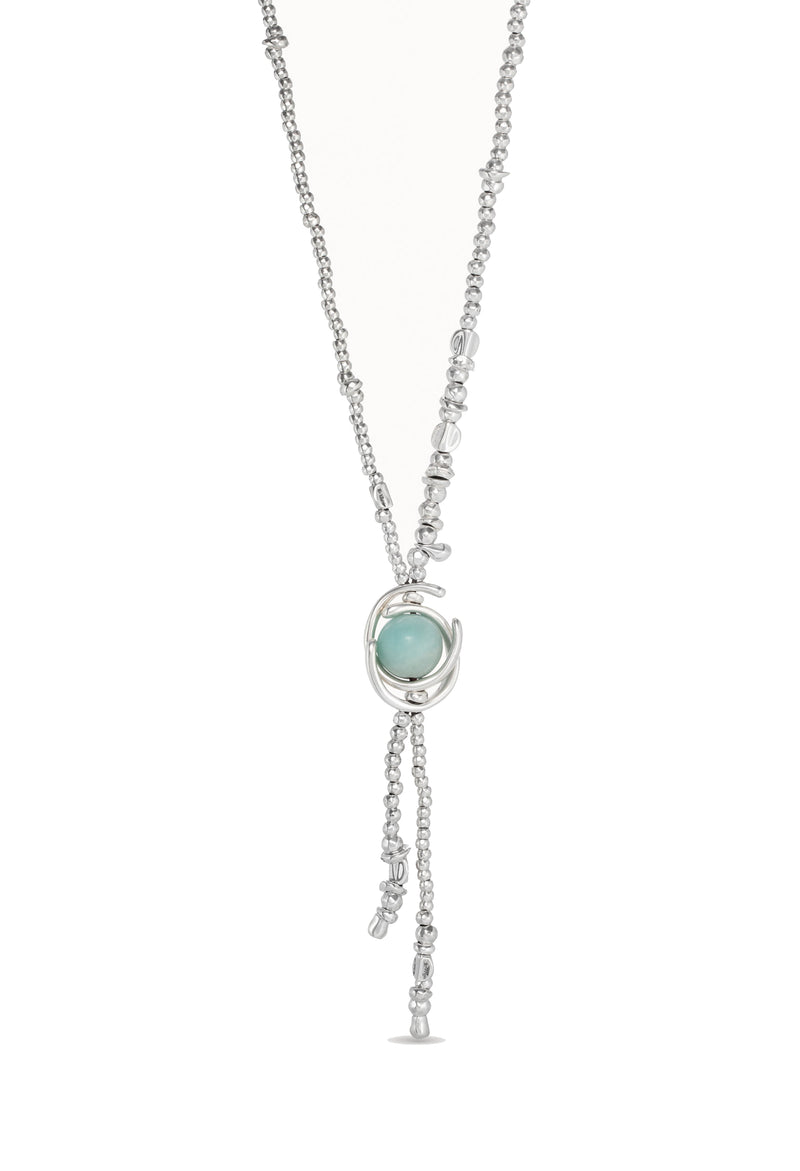 UNOde50 Full Moon Necklace Silver Plated
