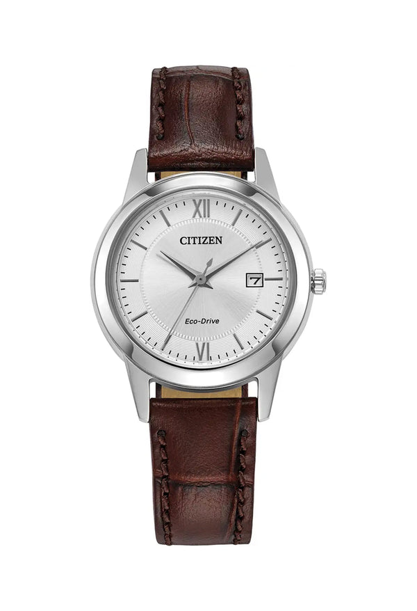 Citizen Ladies Eco-Drive Classic Silver Dial Stainless Steel Strap Watch
