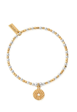 The ChloBo Open Star In Circle Bracelet, a two-tone gold and silver bracelet from ChloBo, available at OD’s Jewellers in St Helens.