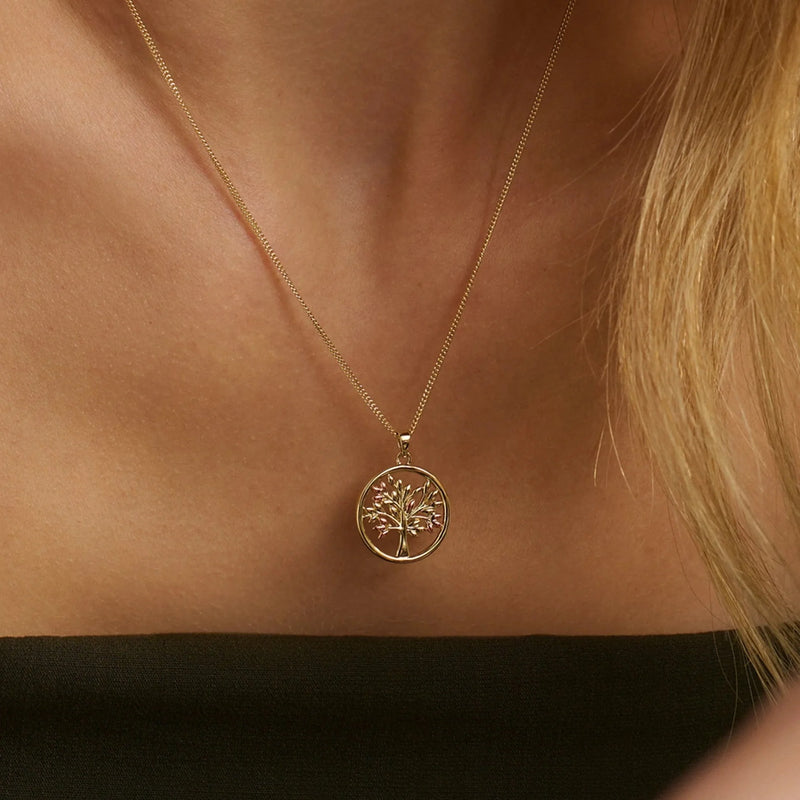 Clogau 9ct Gold Tree Of Life Necklace GTOL0015