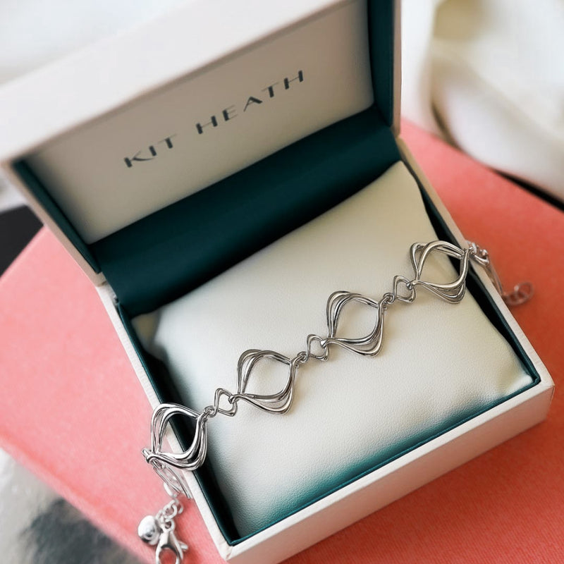 The Kit Heath Alicia Bracelet, a silver bracelet from Kit Heath, available at OD’s Jewellers in St Helens