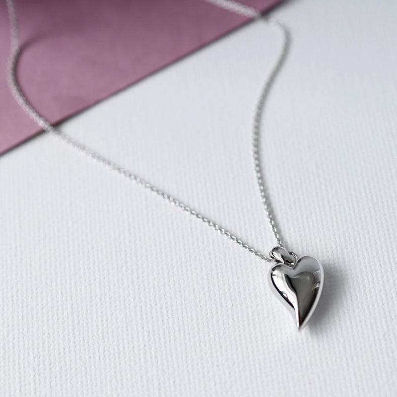 The Kit Heath Desire Cherish Heart Necklace, a silver necklace from Kit Heath, available at OD’s Jewellers in St Helens