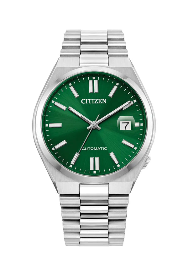 Citizen Gents Tsuyosa Green Dial Automatic Bracelet Watch Stainless Steel