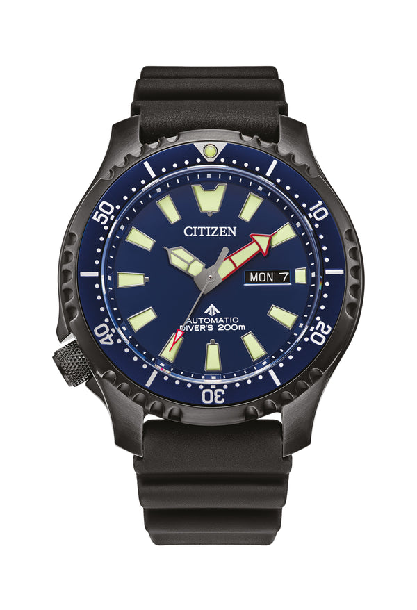 Citizen Gents Stainless Steel Promaster Auto Diver Blue Dial Strap Watch