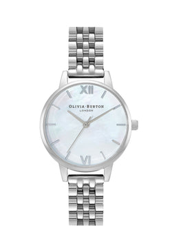 Olivia Burton Ladies Midi Mother of Pearl Watch