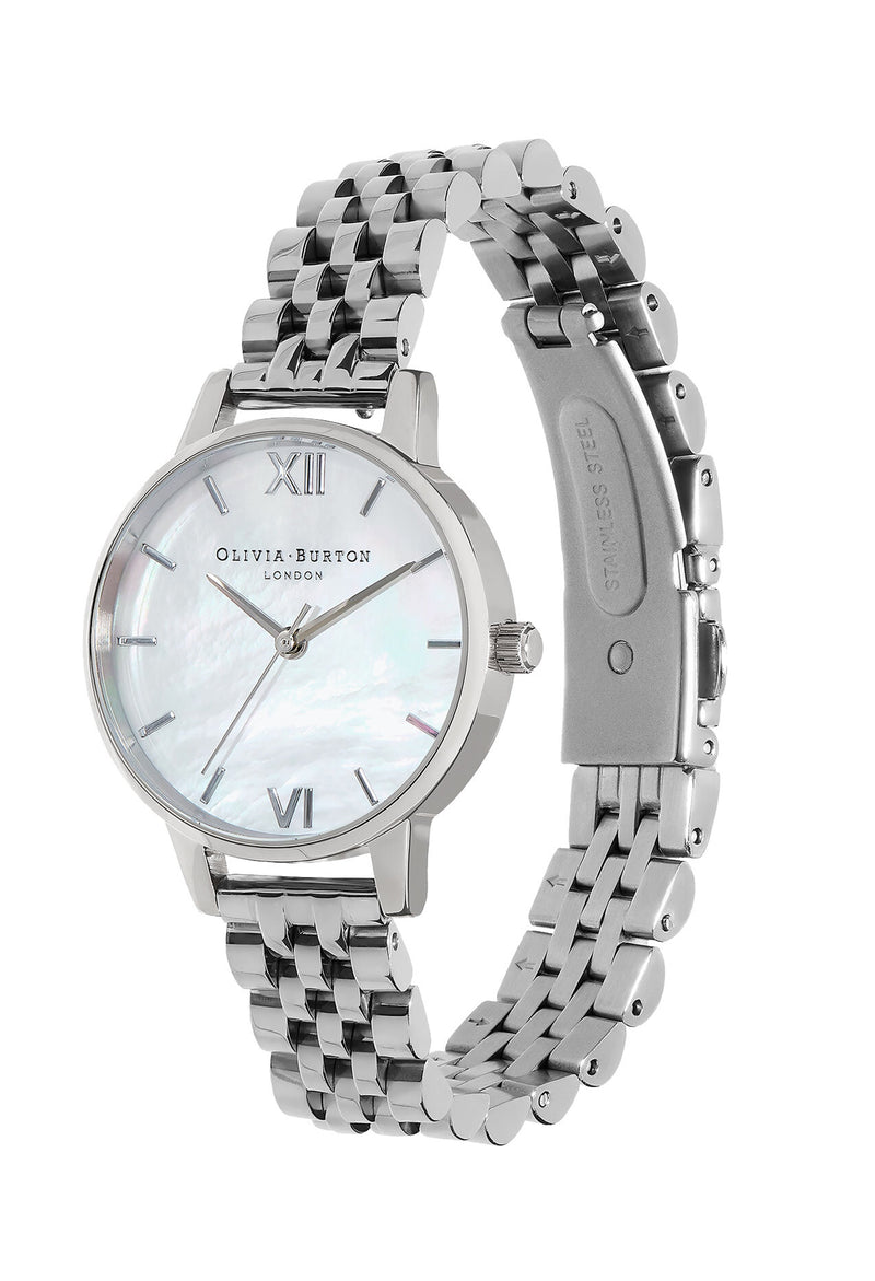 Olivia Burton Ladies Midi Mother of Pearl Watch