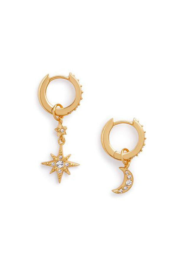 Olivia Burton Celestial Moon & North Star Earrings