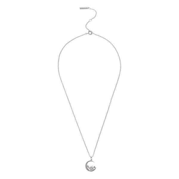 Olivia Burton Celstial Moon Necklace in Silver
