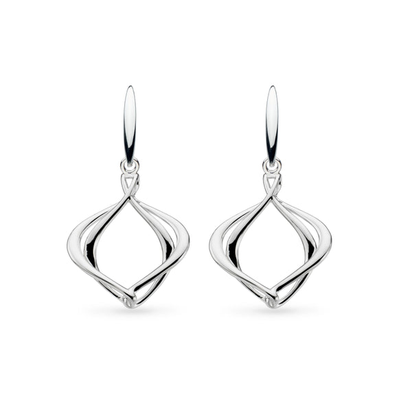 The Kit Heath Alicia Grande Drop Earrings, a silver drop earrings from Kit Heath, available at OD’s Jewellers in St Helens