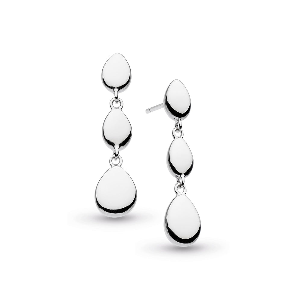 Kit Heath Coast Pebbles Triple Pebble Drop Earrings 60189RP