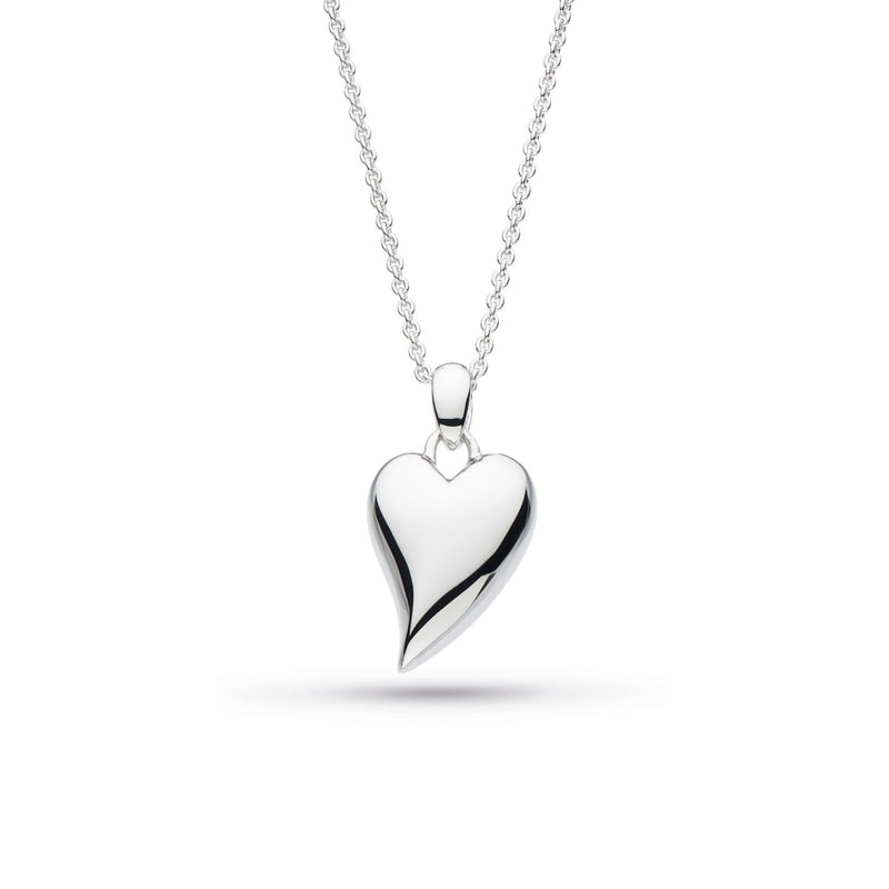 The Kit Heath Desire Cherish Heart Necklace, a silver pendant necklace from Kit Heath, available at OD's Jewellers in St Helens.