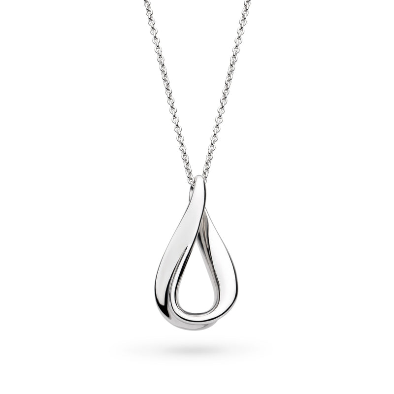 The Kit Heath Serenity Loop Midi Necklace, a silver necklace from Kit Heath, available at OD’s Jewellers in St Helens