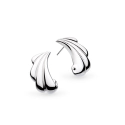 The Kit Heath Océane Shell Echo Grande Stud Earrings, a silver sterling earrings from Kit Heath, available at OD’s Jewellers in St Helens