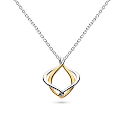 The Kit Heath Alicia Golden Petite Necklace, a gold and silver plated necklace from Kit Heath, available at OD’s Jewellers in St Helens.