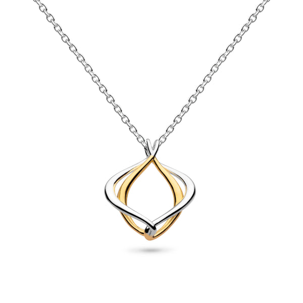 The Kit Heath Alicia Golden Petite Necklace, a gold and silver plated necklace from Kit Heath, available at OD’s Jewellers in St Helens.