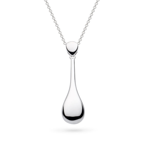 The Coast Pebble Smooth Elegant Necklace, a silver pendant necklace from Kit Heath, available at OD’s Jewellers in St Helens