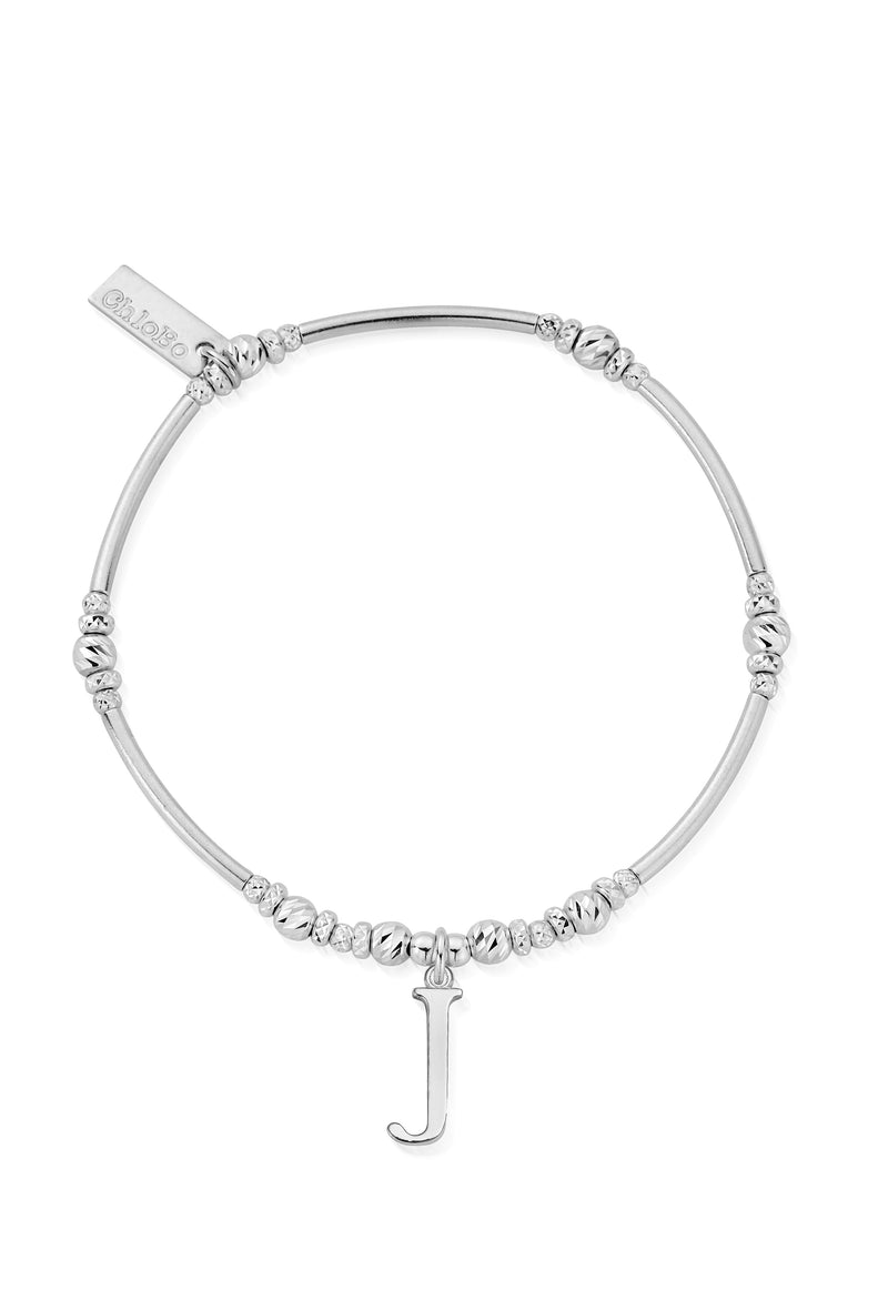 ChloBo Iconic Initial J Bracelet Sterling Silver