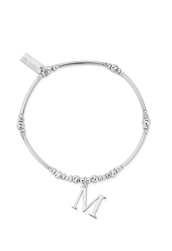 ChloBo Iconic Initial M Bracelet Sterling Silver