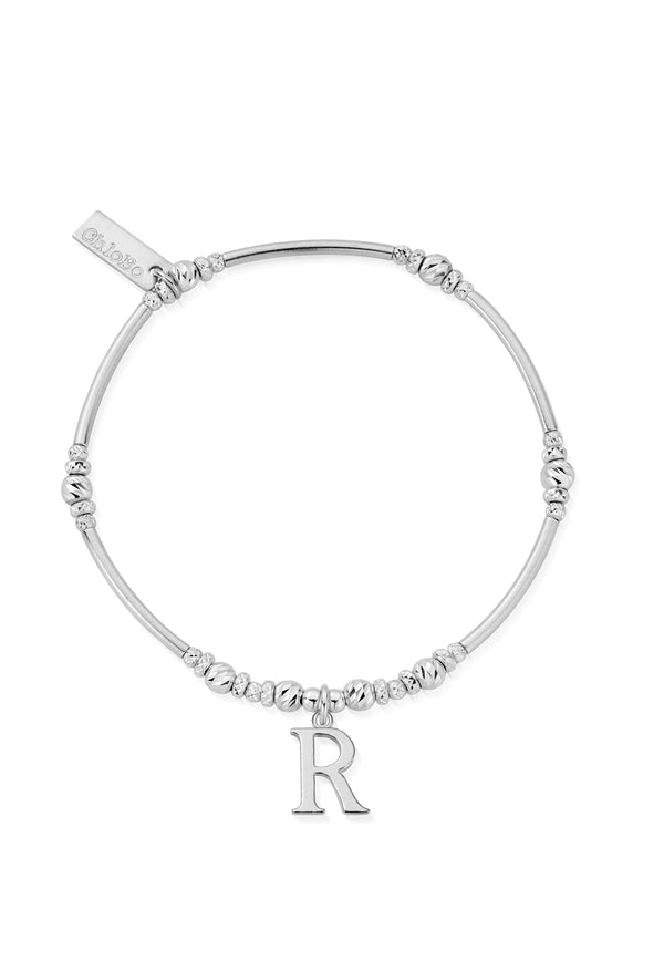 ChloBo Iconic Initial R Bracelet Sterling Silver