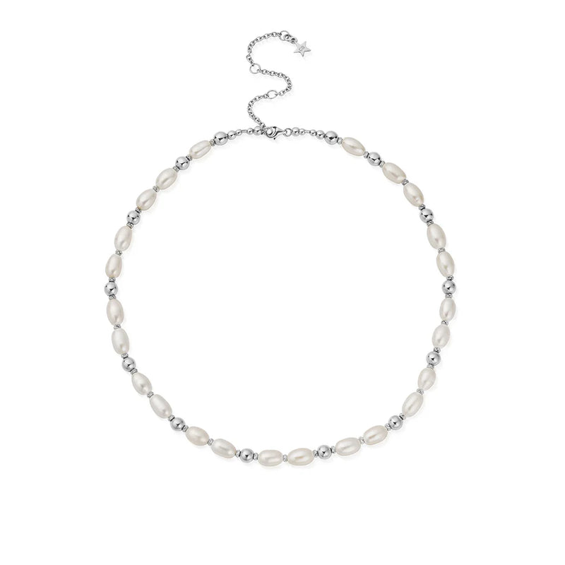 ChloBo Ocean Pearl Necklace Sterling Silver