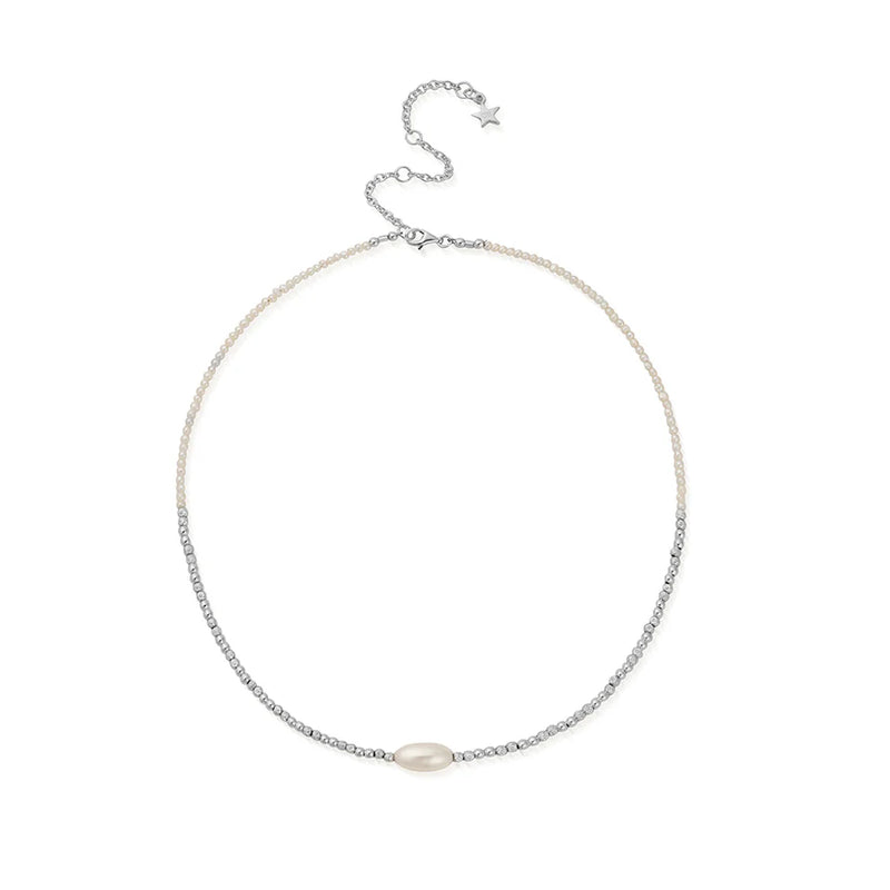 ChloBo Marina Pearl Necklace Sterling Silver