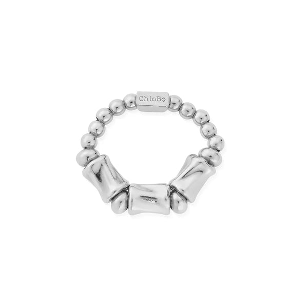 ChloBo Chunky Twist Ring Silver *