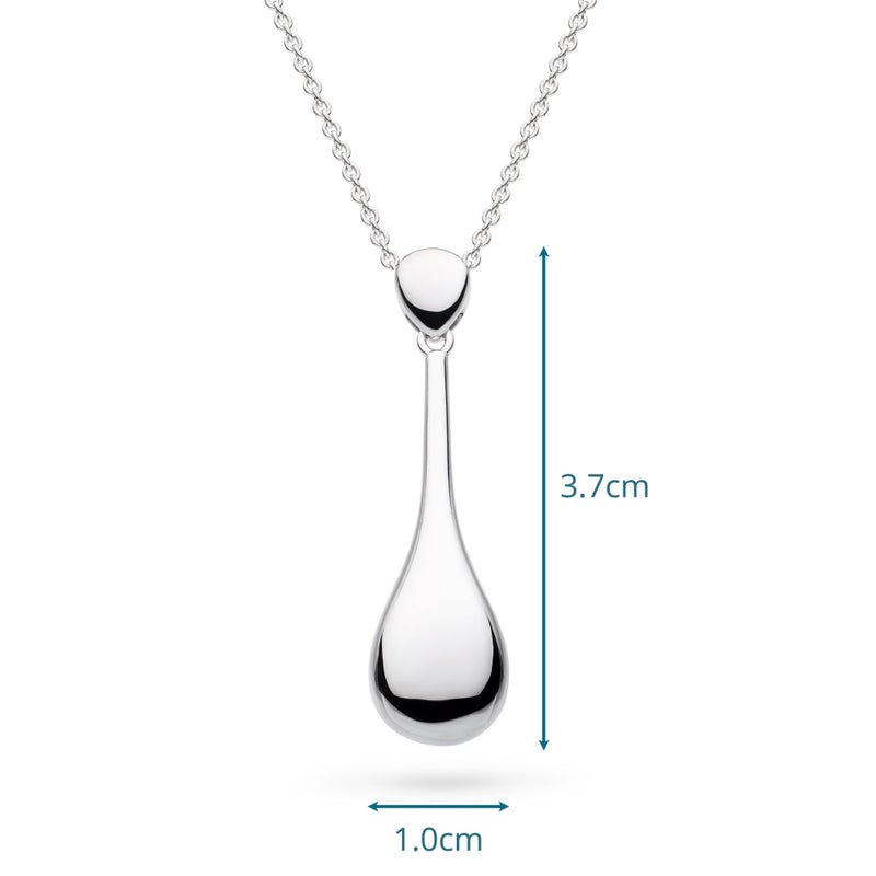 The coast pebble necklace, a silver pendant necklace from Kit Heath, available at OD’s Jewellers in St Helens