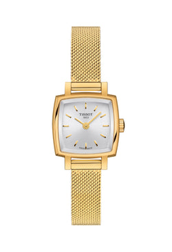 Tissot Ladies Lovely Square Mesh Watch Gold Plated