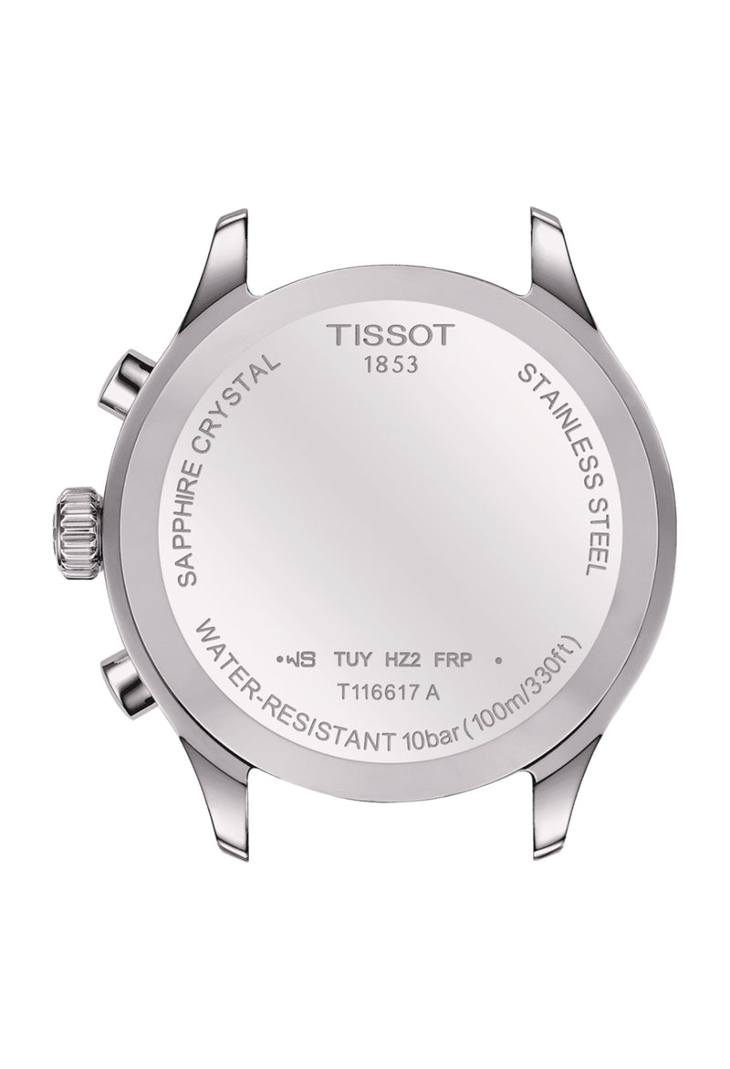 Mens Tissot Chrono XL Green Dial Bracelet Watch Stainless Steel