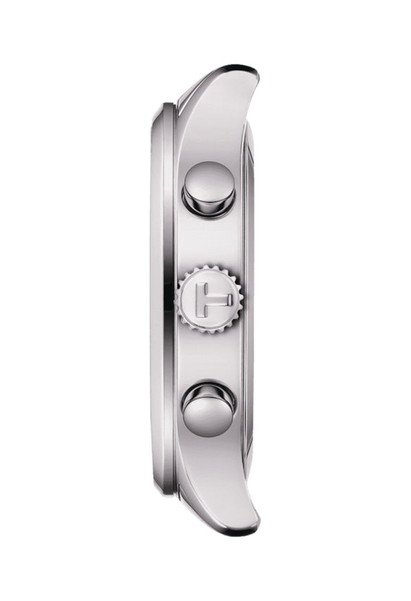 Gents Tissot Chrono XL Green Dial Bracelet Watch Stainless Steel