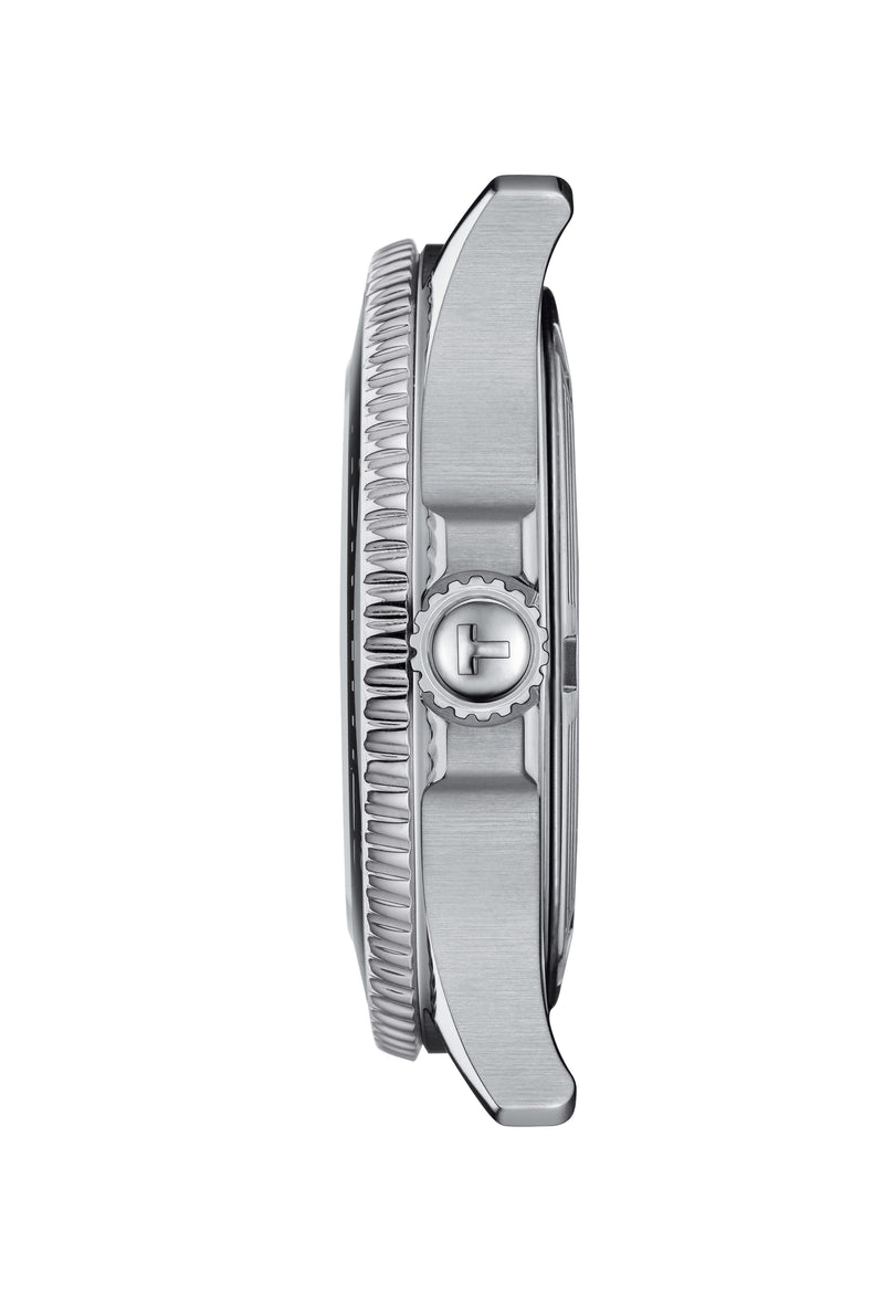Gents Tissot 36mm Seastar 1000 Black Dial Stainless Steel Bracelet Watch