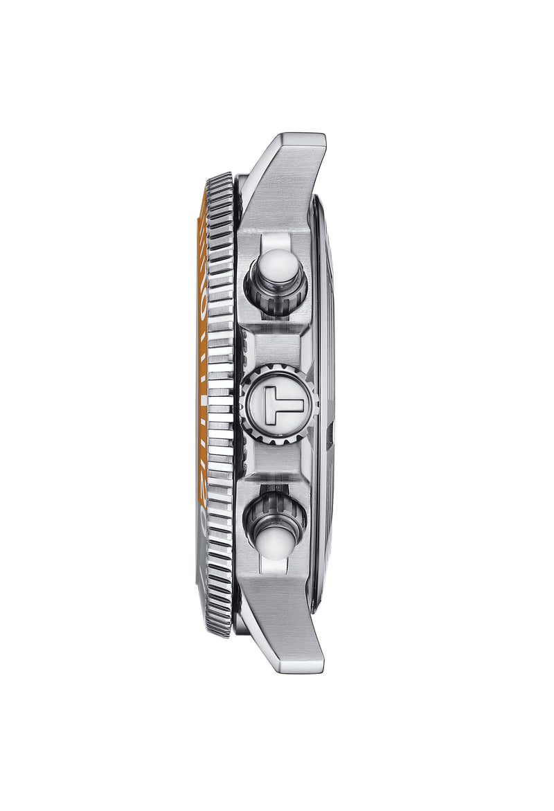 Gents Tissot Seastar 1000 Chronograph Synthetic Strap Watch