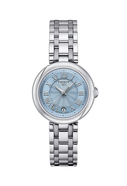 Tissot Ladies Bellissima Light Blue Dial Stainless Steel Bracelet Watch