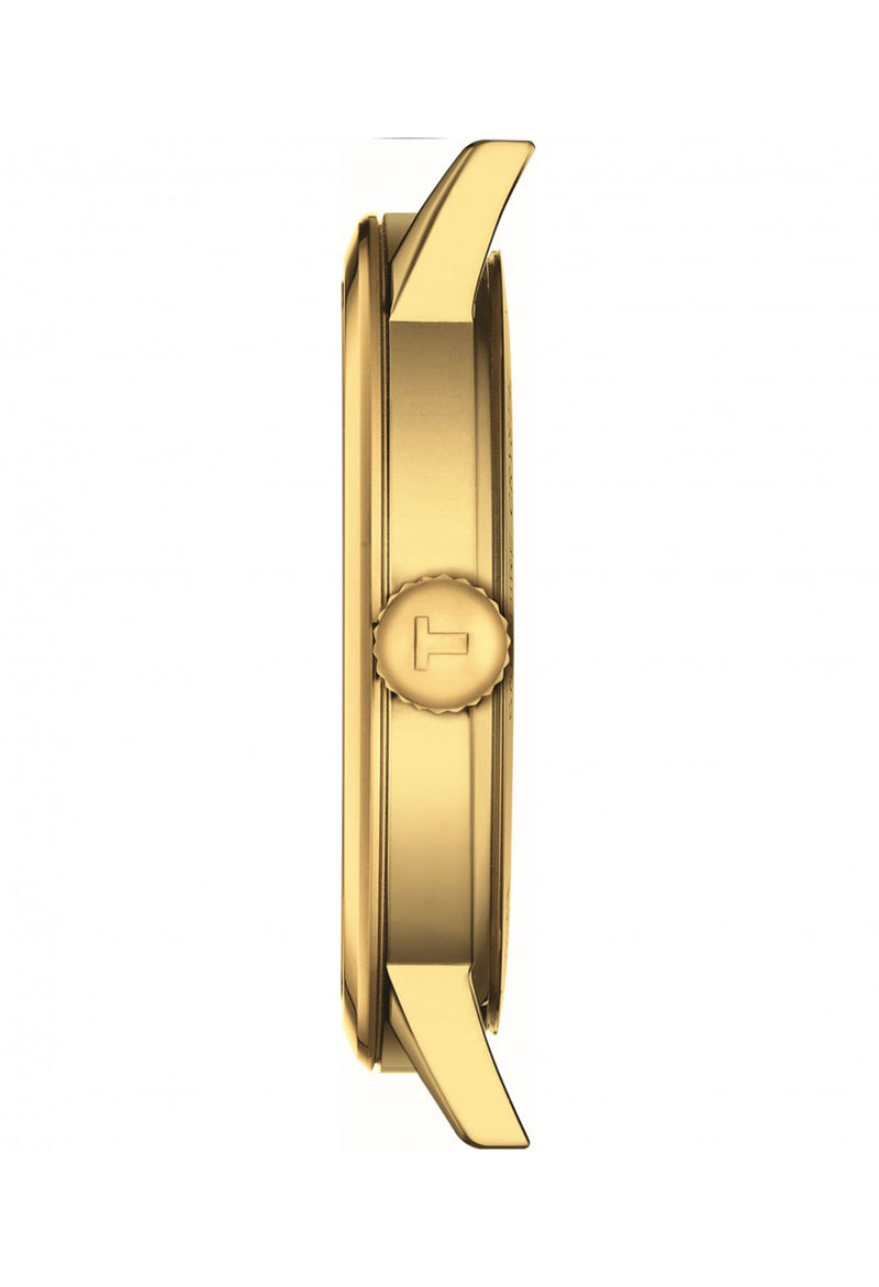 Gents Tissot Classic Dream Strap Watch Gold Plated