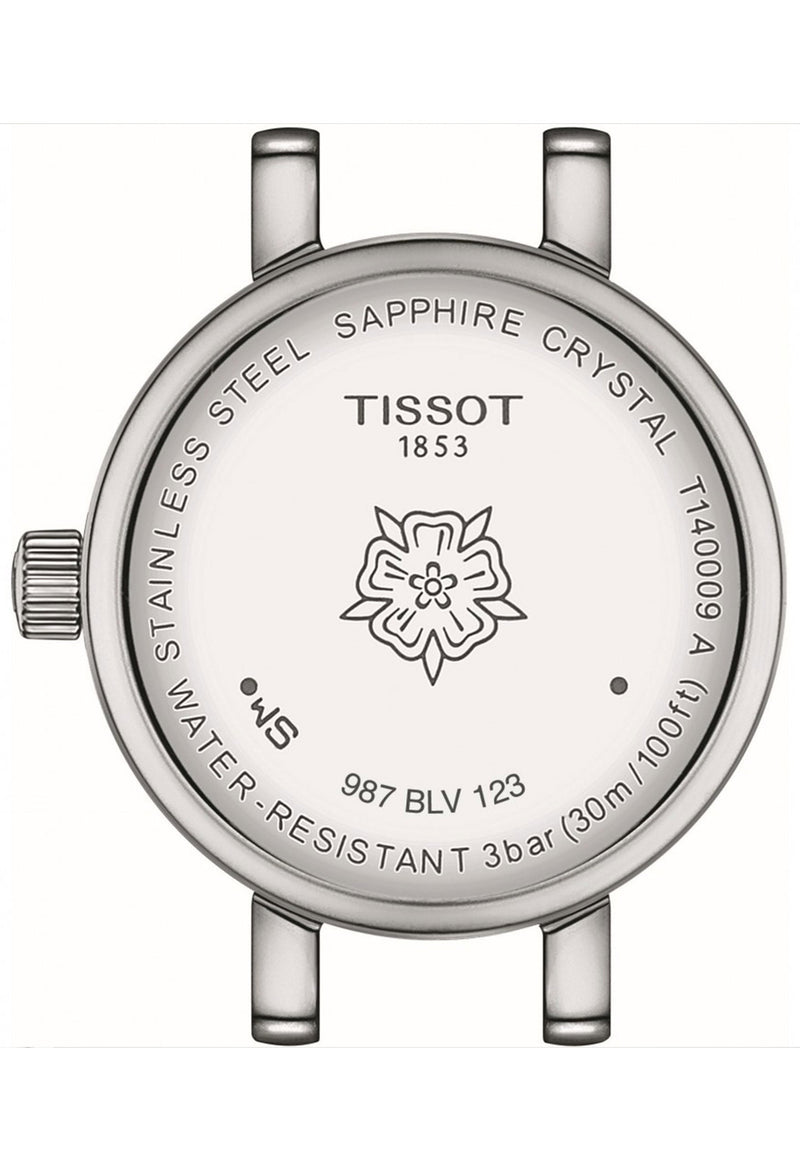 Ladies Tissot Lovely Round MOP Dial Strap Watch Stainless Steel