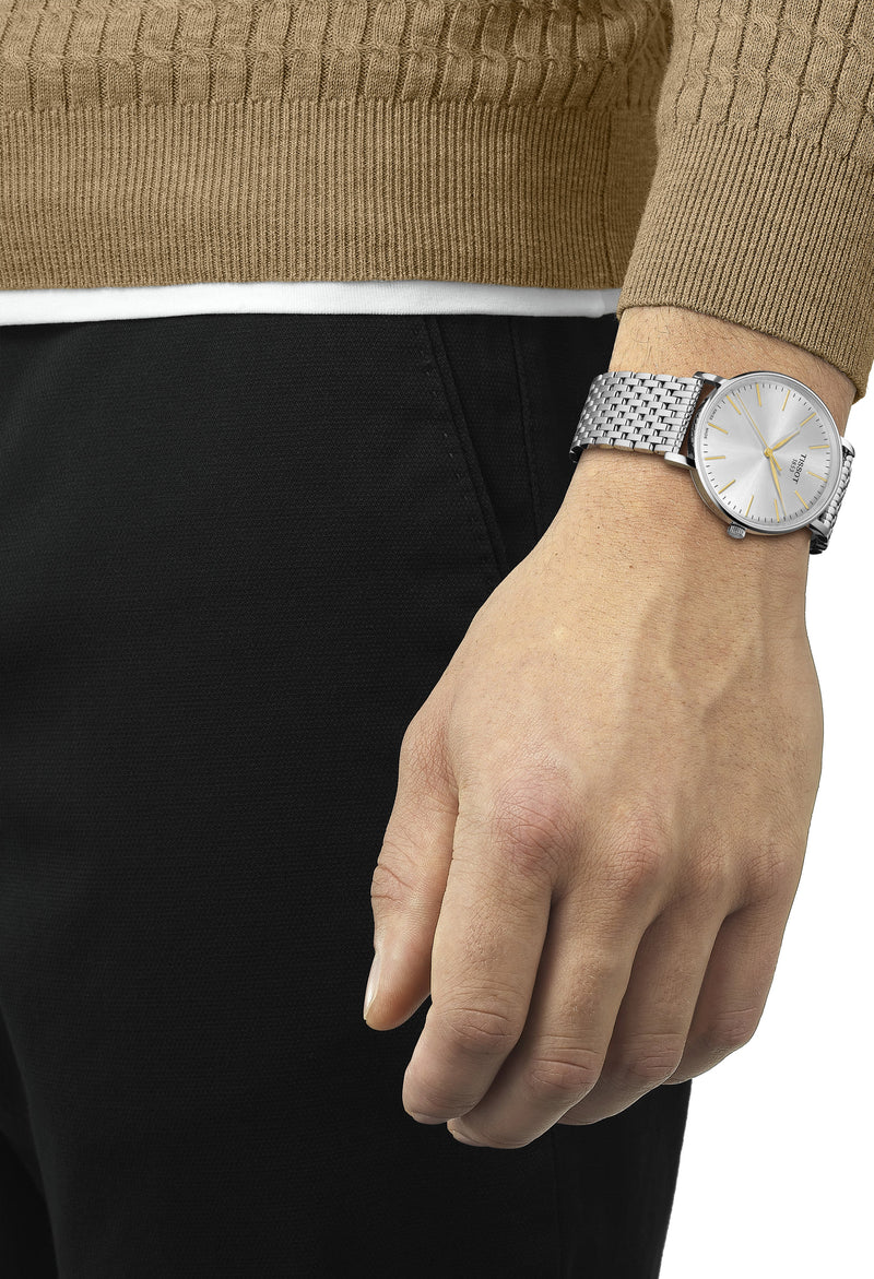 Mens Tissot Everytime Stainless Steel Bracelet Watch