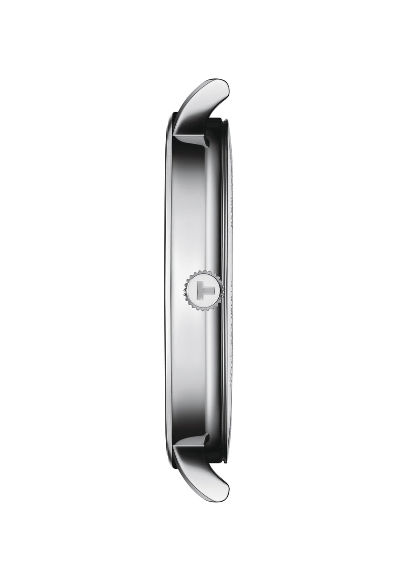 Mens Tissot Everytime Blue Dial Stainless Steel Bracelet Watch