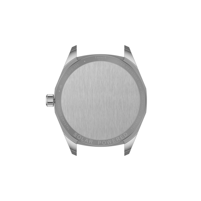 Tissot PRC100 Solar Quartz Silver Dial Bracelet Watch
