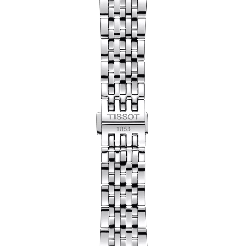 Tissot Mens Green Roman Numeral Dial Le Locle Powermatic 80 Bracelet Watch Stainless Steel