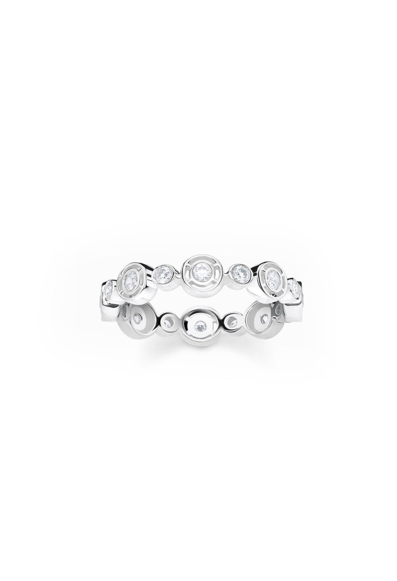 Thomas Sabo Cubic Zirconia Circles Ring in Silver