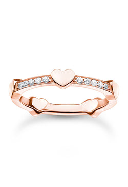 Thomas Sabo Pave with Hearts Ring