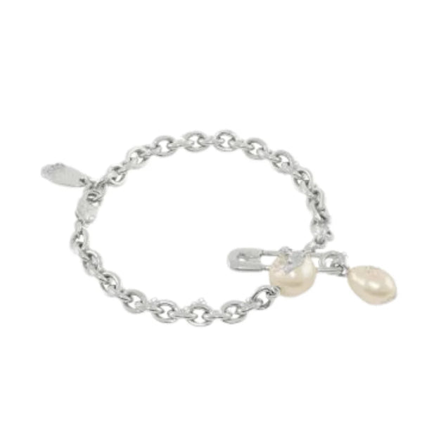 Vivienne Westwood Claude Small Bracelet Platinum Plated