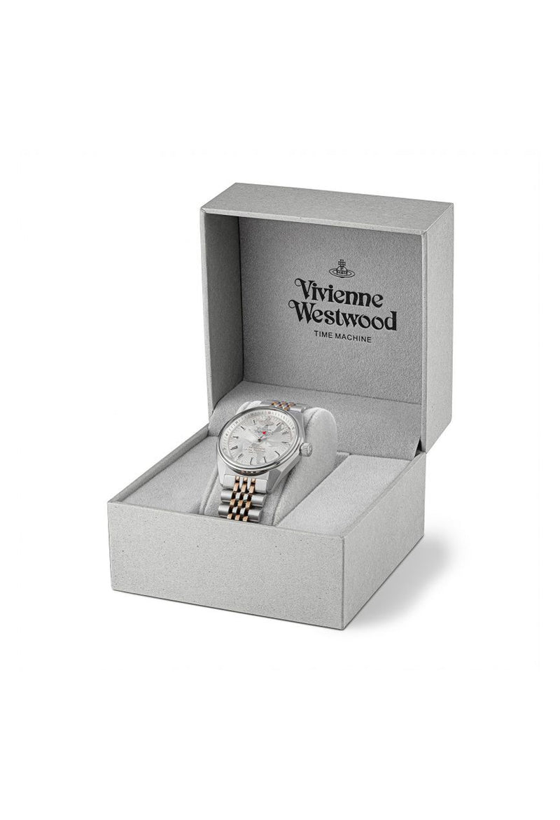 Vivienne Westwood Ladies Lady Sydenham Silver Dial Bracelet Watch Stainless Steel